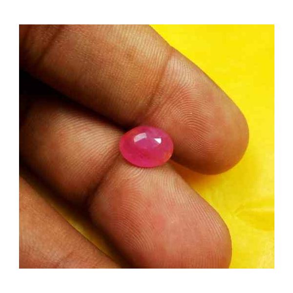 2.84 Carats Guinea Mines Ruby 9.54 x 7.59 x 4.30 mm