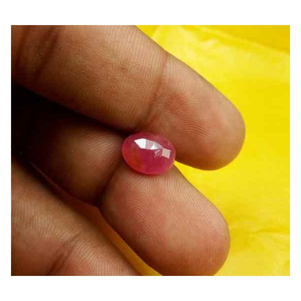 3.32 Carats Guinea Mines Ruby 10.06 x 7.84 x 4.29 mm