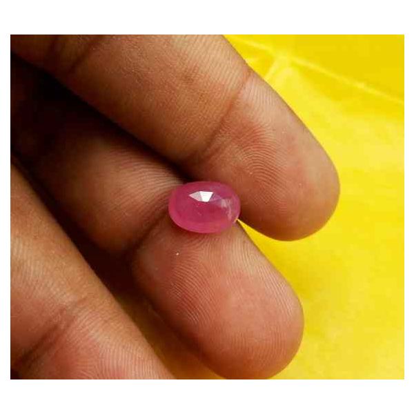 3.49 Carats Guinea Mines Ruby 8.97 x 7.29 x 5.58 mm