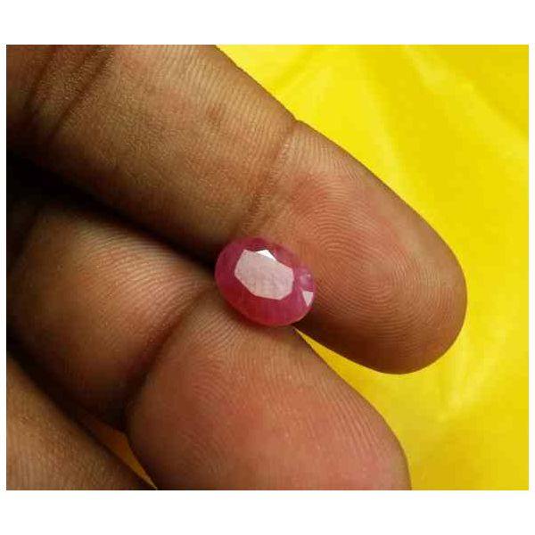 3.41 Carats Guinea Mines Ruby 9.60 x 7.24 x 3.68 mm