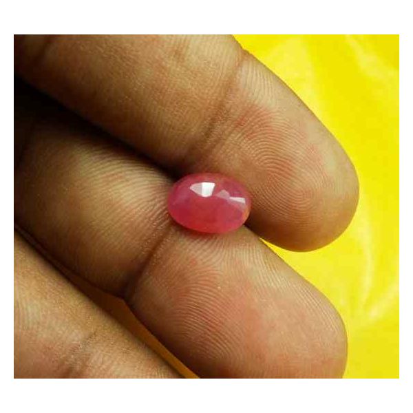 3.41 Carats Guinea Mines Ruby 9.60 x 7.24 x 3.68 mm