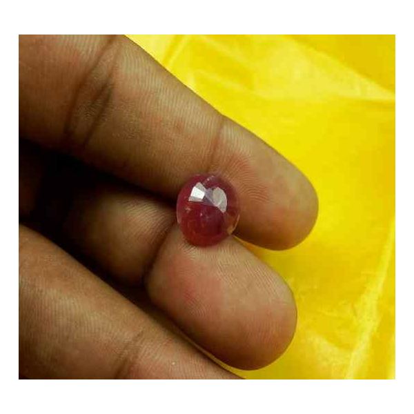 6.11 Carats Guinea Mines Ruby 12.45 x 9.92 x 3.95 mm