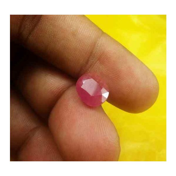 4.12 Carats Guinea Mines Ruby 10.45 x 8.61 x 4.56 mm