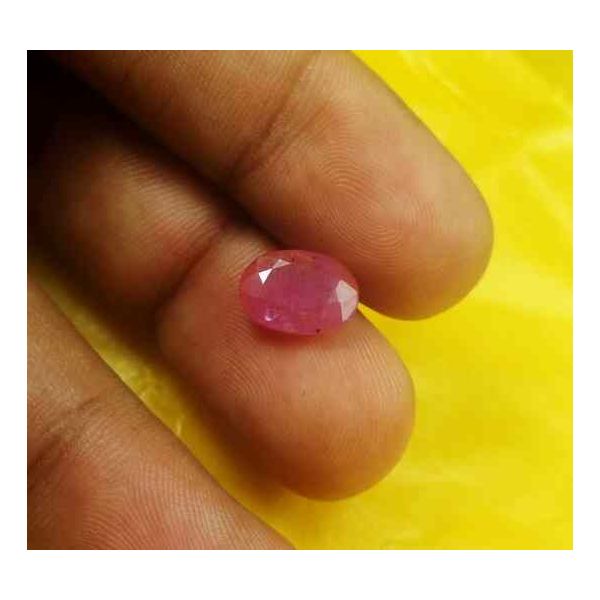 3.21 Carats Guinea Mines Ruby 10.57 x 7.69 x 3.61 mm