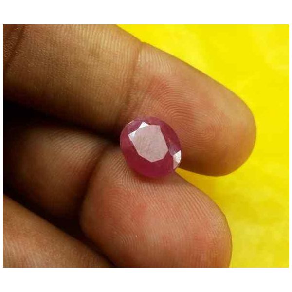 4.39 Carats Guinea Mines Ruby 10.72 x 8.69 x 4.92 mm