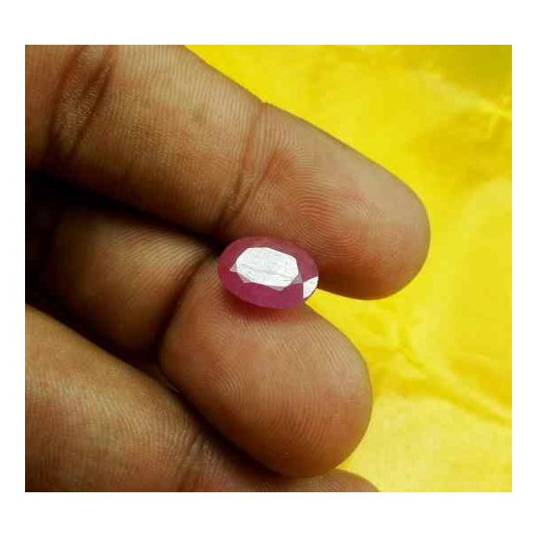 3.94 Carats Guinea Mines Ruby 10.99 x 8.38 x 4.54 mm