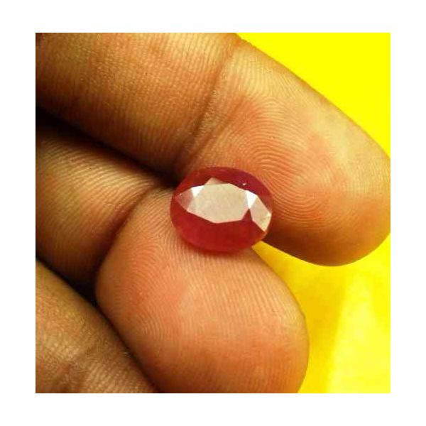 4.33 Carats Guinea Mines Ruby 10.61 x 9.10 x 4.46 mm