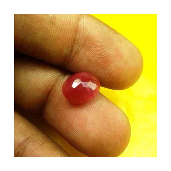 4.33 Carats Guinea Mines Ruby 10.61 x 9.10 x 4.46 mm