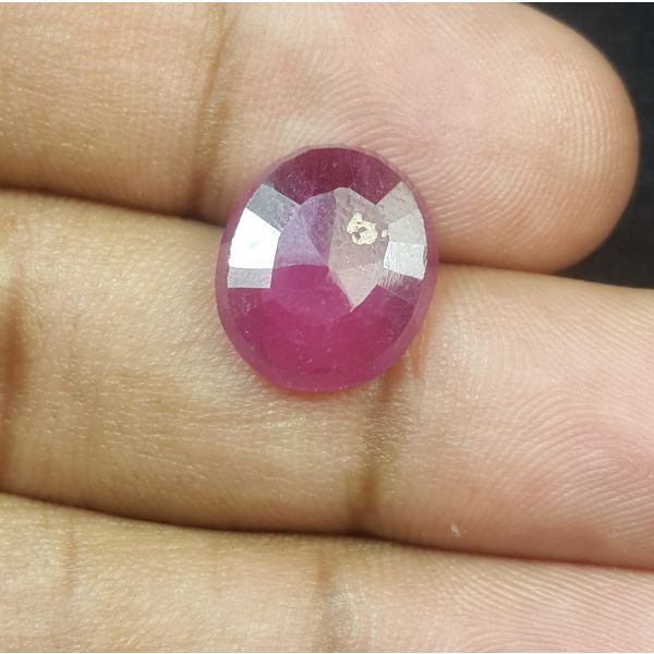 6.05 Carats Natural Red Ruby 13.32 x 10.63 x 3.63 mm