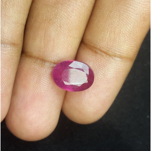 4.56 Carats Natural Red Ruby 12.01 x 8.98 x 3.65 mm