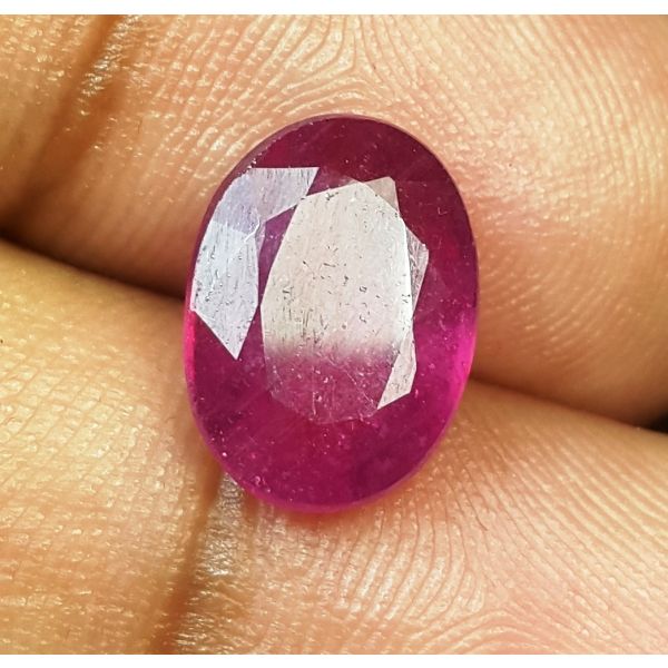 4.17 Carats Natural Red Ruby 11.56 x 8.80 x 3.57 mm