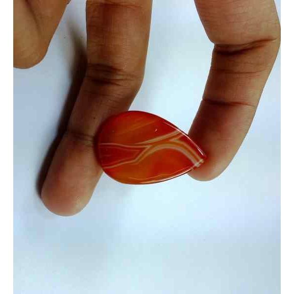 30.65 Carats Australia Banded Agate 30.52 x 20.65 x 6.56 mm