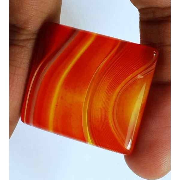 42.8 Carats Australia Banded Agate 28.91 x 26.49 x 5.52 mm