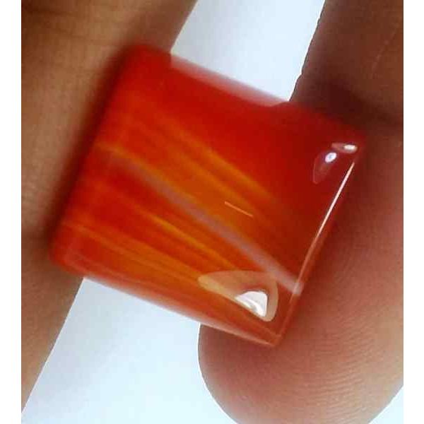 16.05 Carats Australia Banded Agate 15.46 x 14.59 x 7.02 mm