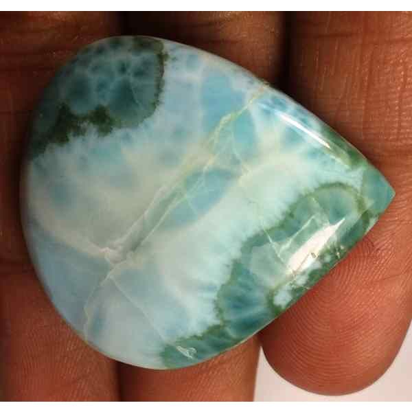 55.45 Carats Larimar 31.60 x 28.37 x 6.86 mm