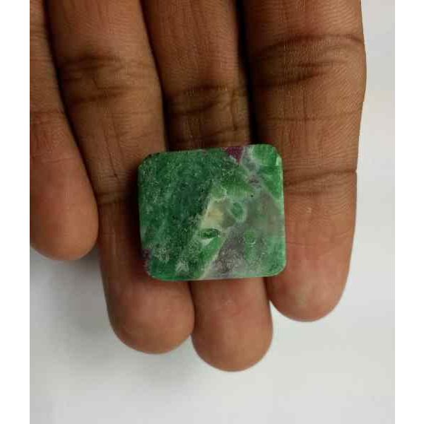 33.85 Carats Ruby Zoisite 22.64 x 20.29 x 6.34 mm