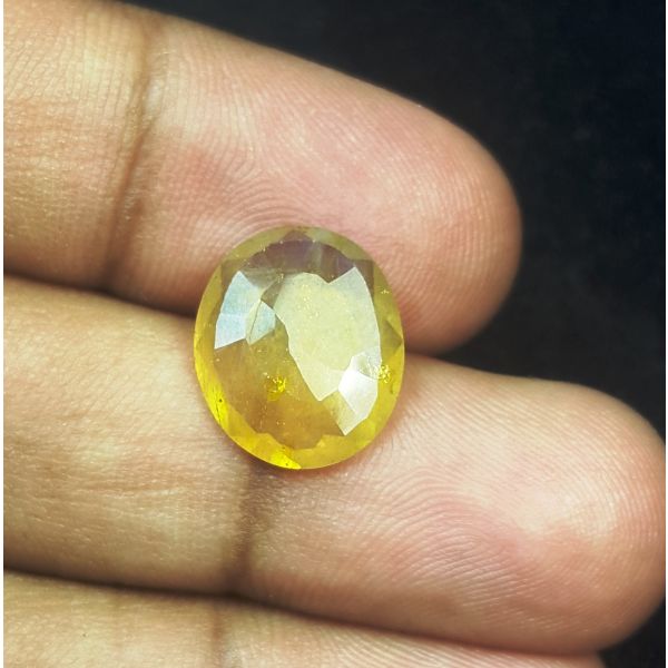 5.44 Carats Natural Orange Sapphire 13.65 x 11.57 x 3.25 mm