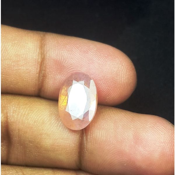 6.93 Carats Natural Orange Sapphire 13.68 x 9.25 x 5.05 mm