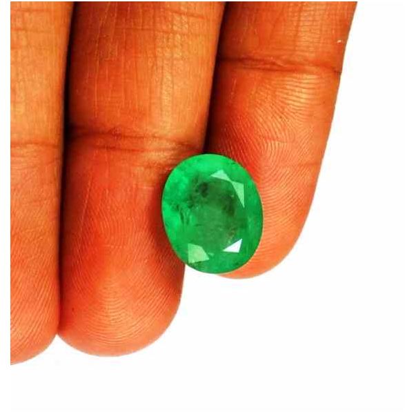 4.82 Carats Green Columbian Emerald 11.77 x 9.89 x 7.24a mm