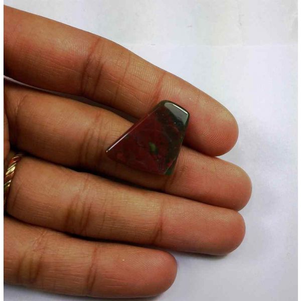 11 Carats Natural Red+Green Blood Stone 22.82 x 16.61 x 4.62 mm