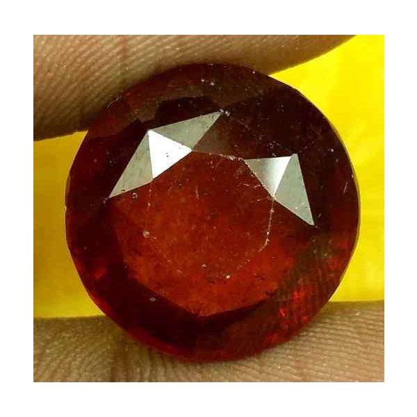 17.48 Carats Ceylon Hessonite 14.75 x 14.91 x 9.58 mm