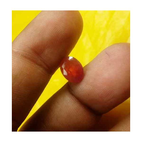 3.29 Carats Burma Ruby 9.34 x 7.30 x 4.96 mm