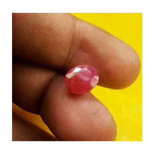 4.17 Carats Burma Ruby 10.26 x 8.64 x 4.71 mm