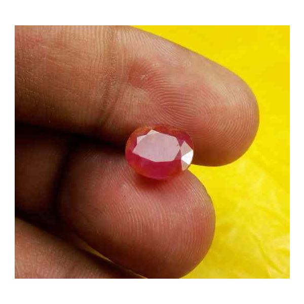 4.03 Carats Burma Ruby 9.39 x 7.97 x 5.06 mm