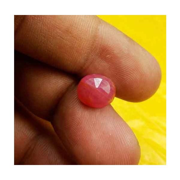 4.93 Carats Burma Ruby 10.16 x 8.77 x 5.08 mm