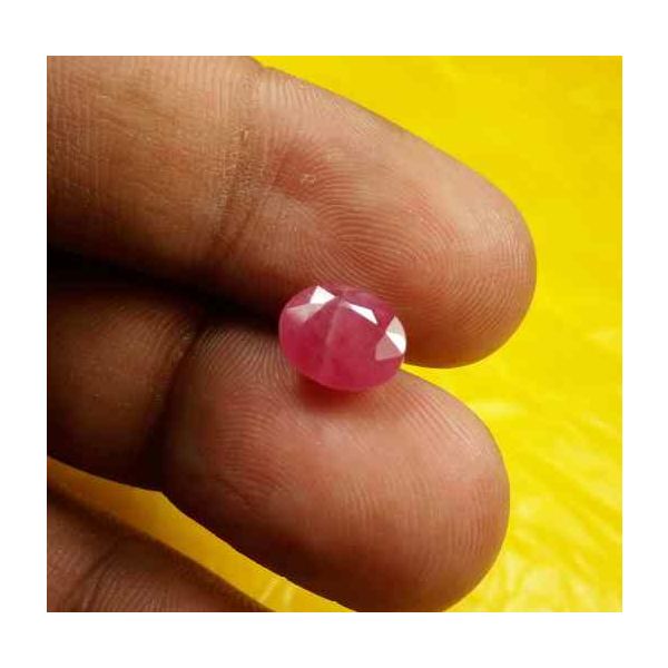 3.28 Carats Burma Ruby 8.94 x 7.19 x 4.91 mm