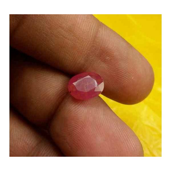 2.85 Carats Burma Ruby 9.49 x 7.59 x 3.57 mm