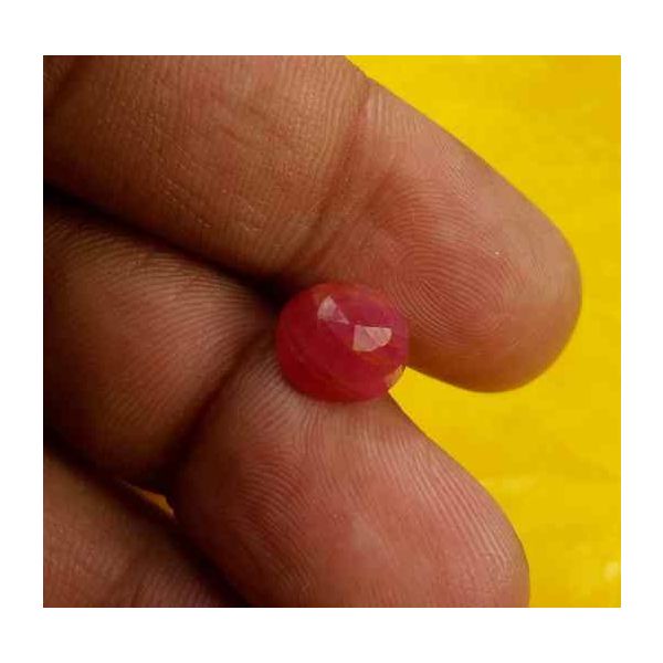 4.30 Carats Burma Ruby 9.56 x 8.64 x 5.08 mm