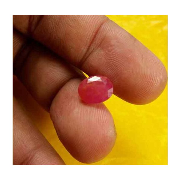 3.86 Carats Burma Ruby 9.92 x 7.97 x 5.18 mm