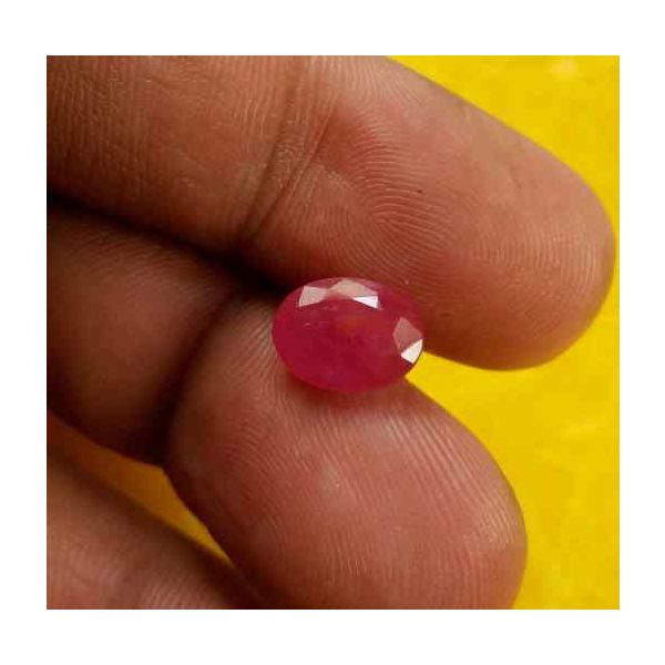 3.08 Carats Burma Ruby 9.62 x 7.14 x 4.53 mm