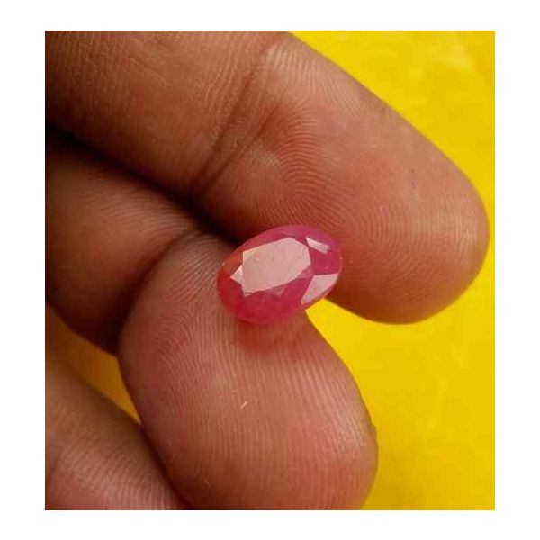 3.98 Carats Burma Ruby 10.23 x 7.50 x 5.42 mm