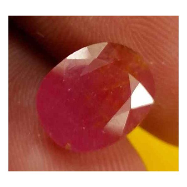 3.97 Carats Burma Ruby 10.31 x 8.25 x 4.88 mm