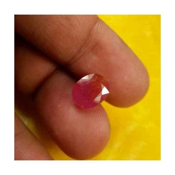 3.97 Carats Burma Ruby 10.31 x 8.25 x 4.88 mm