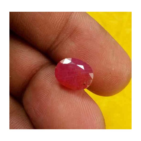 3.96 Carats Burma Ruby 10.33 x 8.06 x 4.69 mm