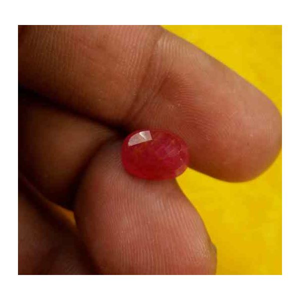 4.46 Carats Burma Ruby 10.08 x 7.29 x 5.35 mm