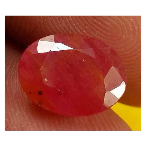 3.34 Carats Burma Ruby 10.12 x 7.77 x 4.53 mm