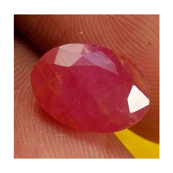 3.46 Carats Burma Ruby 10.37 x 7.32 x 4.98 mm