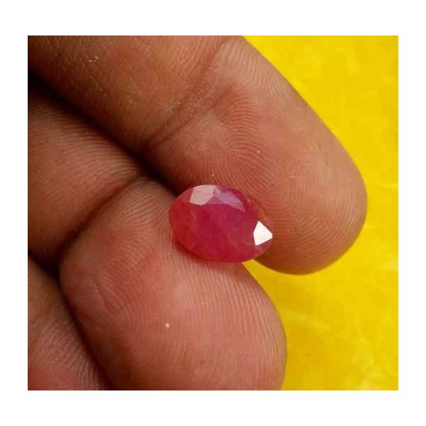 3.46 Carats Burma Ruby 10.37 x 7.32 x 4.98 mm