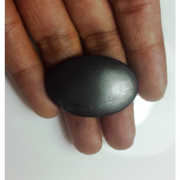 25.50 Carats Natural black Shungite  34.28 x 23.33 x 4.36 mm