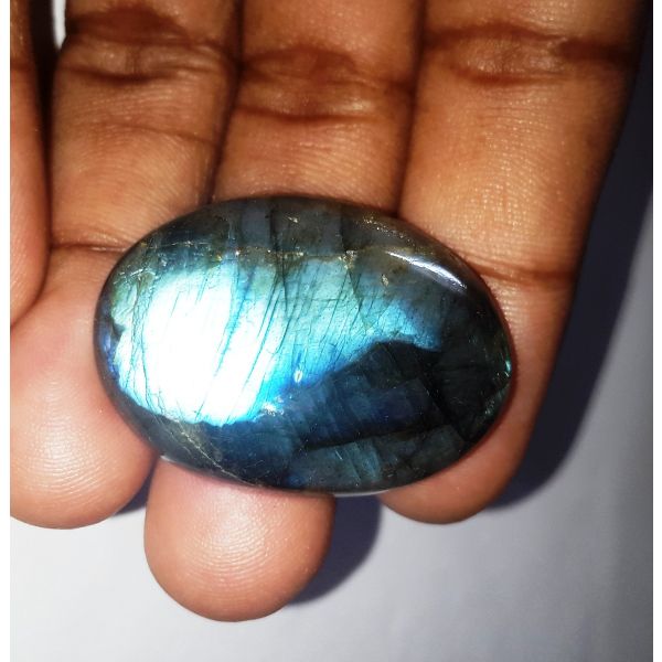 53.55 carat Natural Labradorite 34.08x24.61x7.76mm