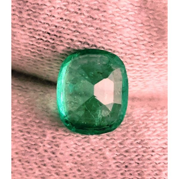 3.66 Carats Natural Colombia Emerald 10.79x9.01x5.79mm