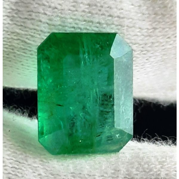 14.52 Carats Natural Zambian Emerald 14.47x13.40x8.24mm