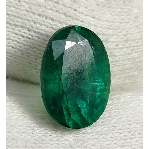 7.51 Carats Natural Zambian Emerald 13.78x10.63x8.7mm