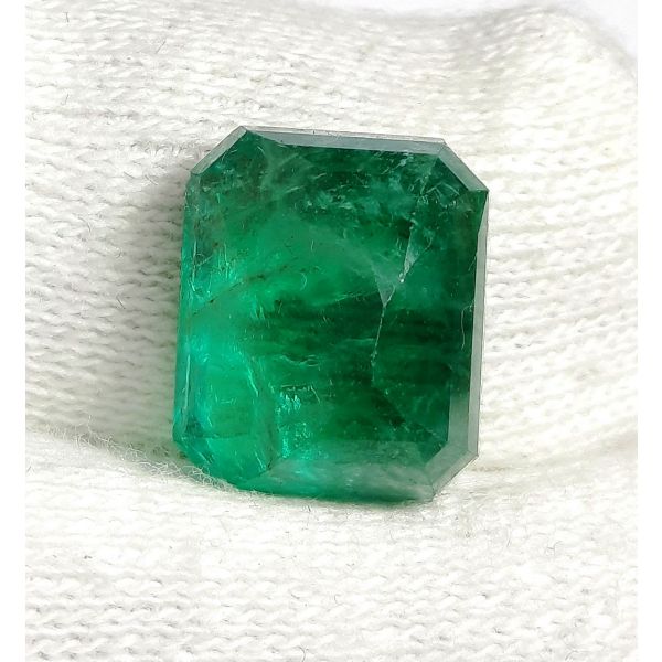 10.65 Carats Natural Zambian Emerald 13.77x11.59x8.37mm
