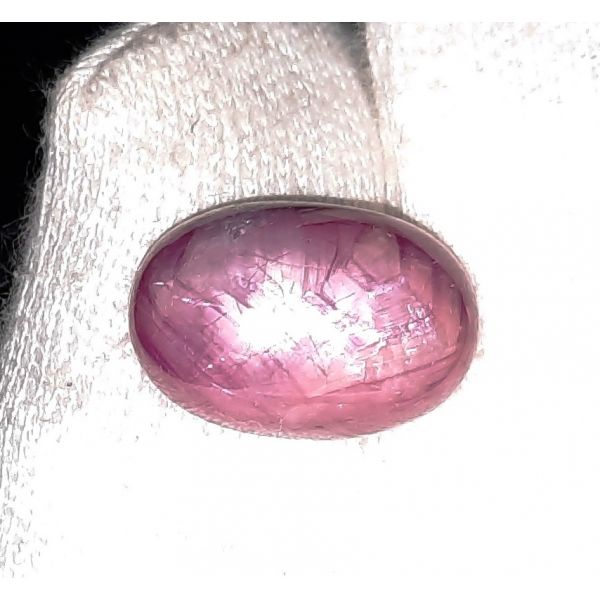 19.06 Carats Natural Pinkish Red Star ruby 17.48x11.90x7.40mm