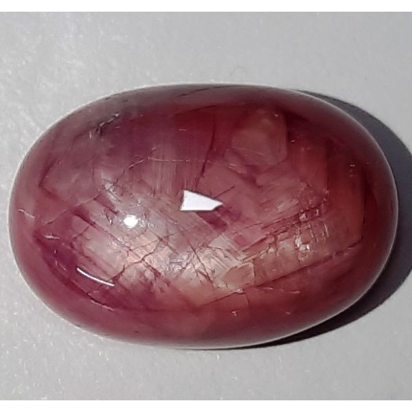 19.06 Carats Natural Pinkish Red Star ruby 17.48x11.90x7.40mm